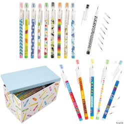 50% OFF: BULK Premium Stacking Pencils with Box Kit - 201 Pc