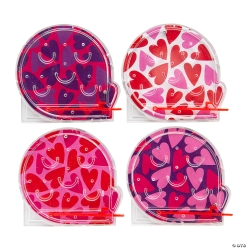 Bulk Valentine Handheld Pinball Games-72Pk