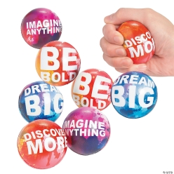 Watercolour Stress Balls - 48Pk