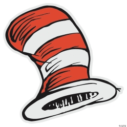 Dr. Seuss The Cat in The Hat Bulletin Board Cutouts-36Pk