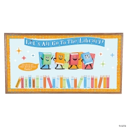 Let's All Go to the Library Bulletin Board Set