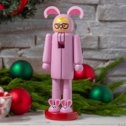 A Christmas Story Ralphie Bunny Suit Wooden Nutcracker