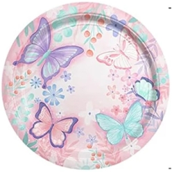 Fancy Butterfly Deluxe Dinner Plates - 10 PK