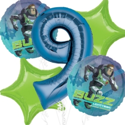 Lightyear Age 9 Giant Balloon Bouquet