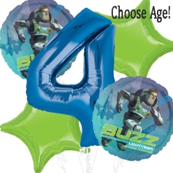 Lightyear Choose Age Balloon Bouquet