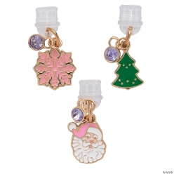 Christmas Once Upon a Snowfall USB-C Metal Phone Charms-12Pk