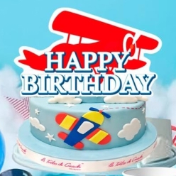 Airplane Large Cake Topper