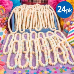 Stretchable Candy Necklaces - 24 pk