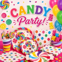 Candy World Birthday Party Supplies