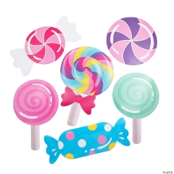 Candy World Cutouts - 6Pk