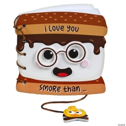 I love You S'more Than Lacing Card Craft Kit-12Pk