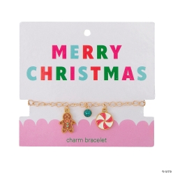 Sugar Rush Metal Charm Bracelets on Merry Christmas Card for 12