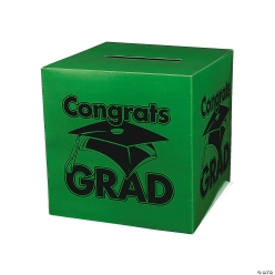 Green Congrats Grad Card Box