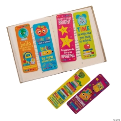 Back to School Cardstock Bookmarks - 24Pk