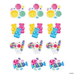 Candy World Party Cardstock Cutouts-12Pk