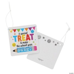 Back to School Sweet Treat Cardstock Gift Tags-24Pk