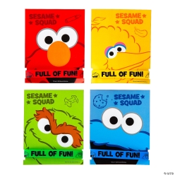 Sesame Street Character Bracelets with Card-24Pk
