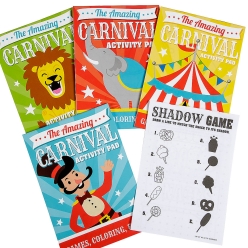 Carnival 48pg Deluxe Activity Books - 12 PK