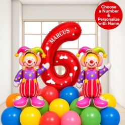 *Carnival Personalized Airfill Balloon Stack
