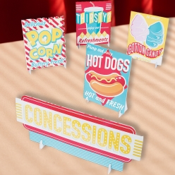 40% OFF: Concessions Large Signs - 5 PK