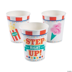 Carnival Step Right Up Cups 8 Pk