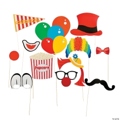 Carnival Large Photo Booth Props - 12 Pk