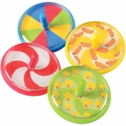 60% OFF: Big Carnival Spin Tops - 8PK