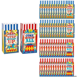 Carnival Treat Bags with Stickers - 24Pk