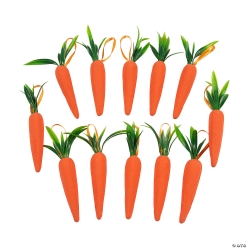 Carrot Hanging Decorations - 12Pk