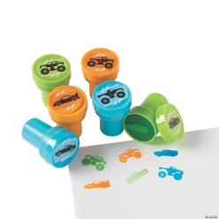Cars and Trucks Self Inking Stampers - 24Pk