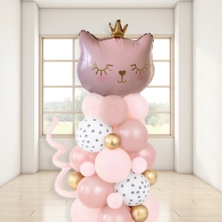 Princess Cat AIRFILL Balloon Stand