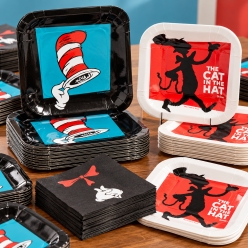 Cat in the Hat Tableware Set for 24 Guests