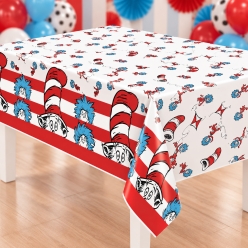 Cat in the Hat Plastic Tablecover - 84
