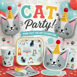Cat Themed Birthday Party Supplies