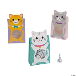 Cat Party Favour Boxes with Window