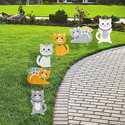 Cat Party Yard Sign Set - 6Pk