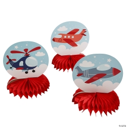 Airplane Party Tabletop Centerpieces Set-3Pk