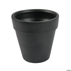 Ceramic Chalkboard Flower Pots - 12 Pk