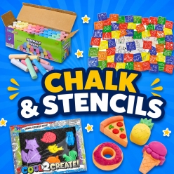 Sidewalk Chalk & Stencils