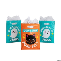 Religious Halloween Loot Bags - 50Pk