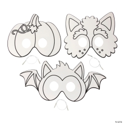 CYO Halloween Character Masks - 12 Pack