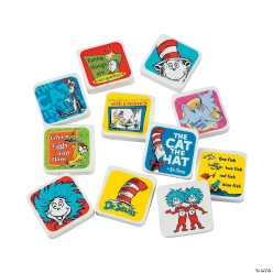 Dr. Seuss Character Erasers - 60Pk
