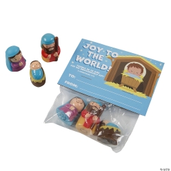 Nativity Character Toys with Card for 12