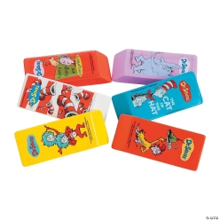 Dr. Seuss Character Beveled Erasers - 48Pk