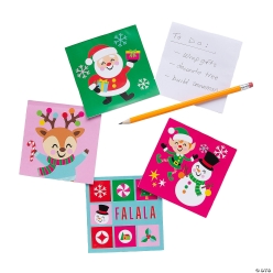 Sugar Rush Holiday Characters Paper Notepads-24Pk