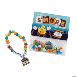 S'More Fun Camp Beaded Charm Bracelet Handout Craft Kit