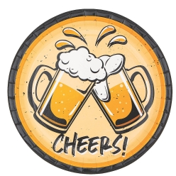 Cheers & Beers Dinner Plates 8PK