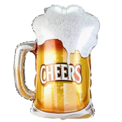 Cheers Beer Mug SuperShape Foil Balloon