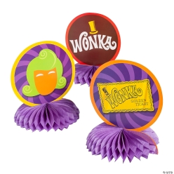Willy Wonka & The Chocolate Factory Centerpieces-3Pk