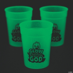 Christian Halloween Glow 10 oz Tumblers - 12 PK